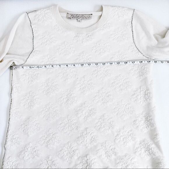 Lela Rose Textured Cashmere Sweater - Picture 8 of 12